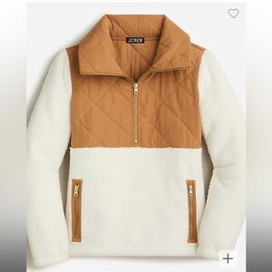 J. Crew Tan and Cream Women's Sweater